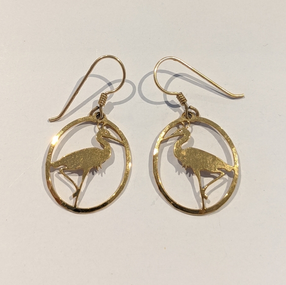Wild Bryde Jewelry - Wild Bryde Gold Bird Earrings